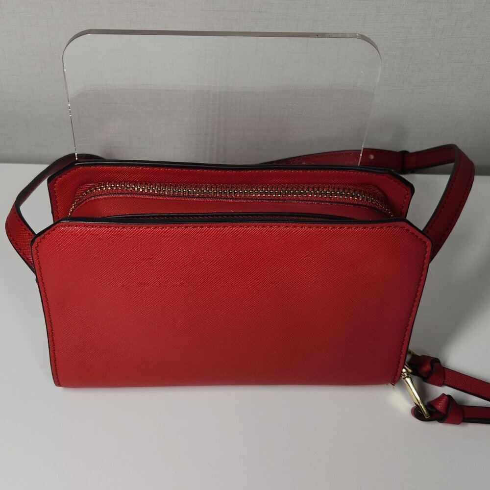 Steve Madden Crimson Bkarlee Purse Crossbody Red - Picture 6 of 11